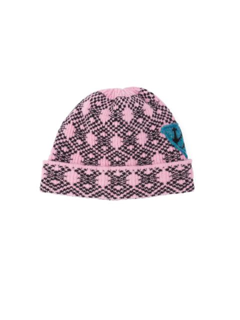 Prada Wool and cashmere jacquard beanie