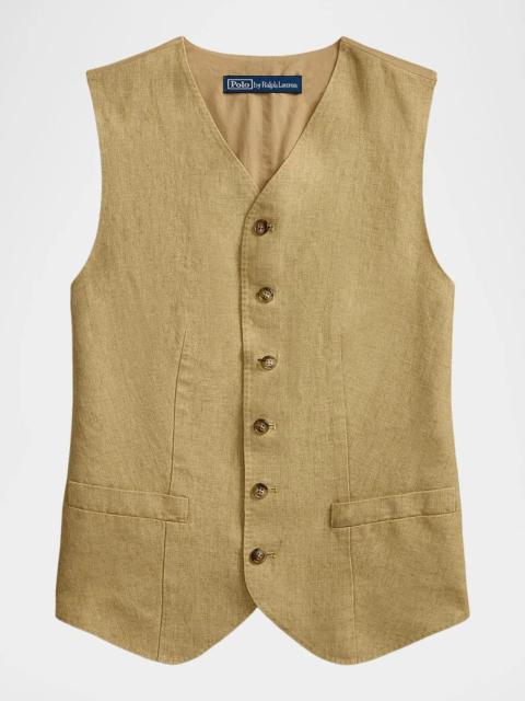 Polo Ralph Lauren Delave Linen Vest
