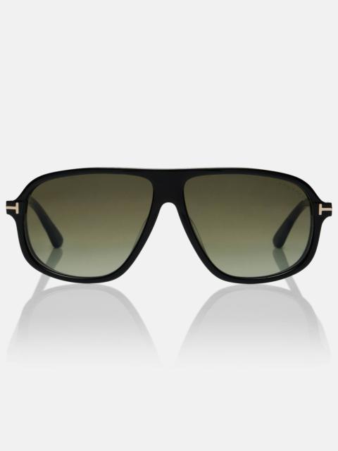 TOM FORD Guillaume aviator sunglasses