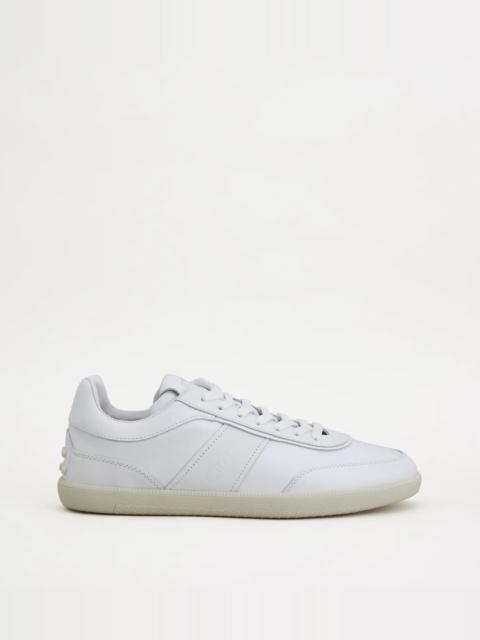 TOD'S TABS SNEAKERS IN LEATHER - WHITE