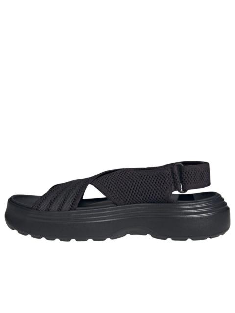 adidas (WMNS) adidas Lifestyle Sandal 'Core Black Carbon' KK0392