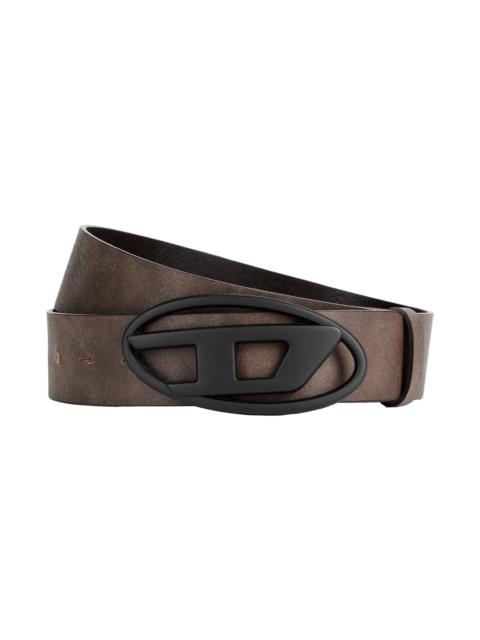 Dark brown Men's Leather Belt