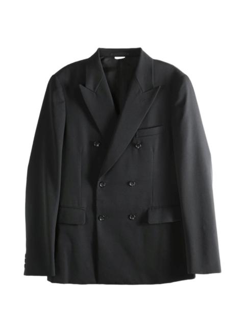 double-breasted wool jacket