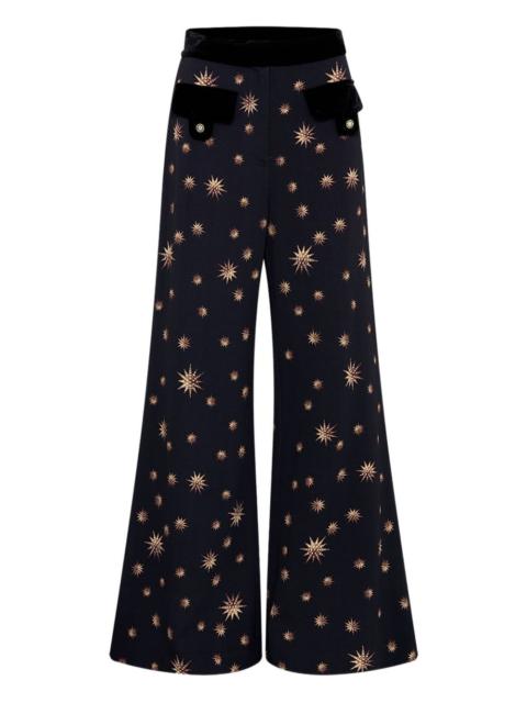 CAMILLA star-print trousers