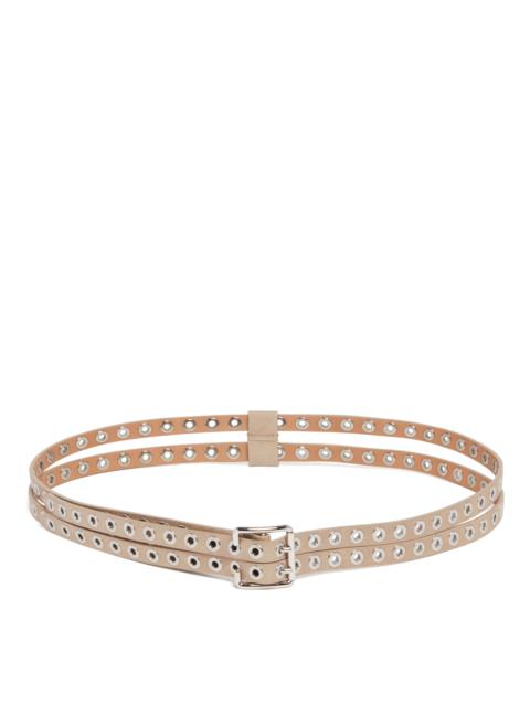 Alaïa Beige Double Biker Belt