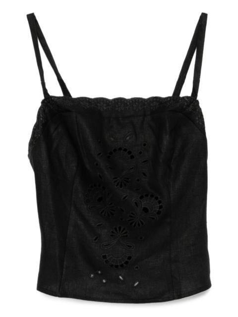 Reformation Eva linen top