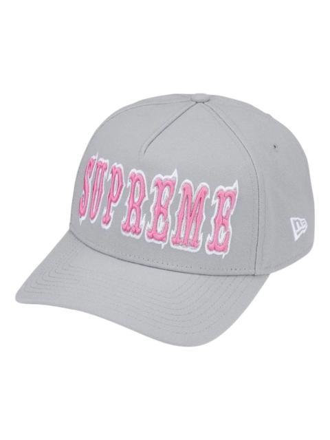 Supreme Supreme x New Era SS26 Gothic Outline Adjustable Cap 'Grey' SUP-SS26-1050-GRY