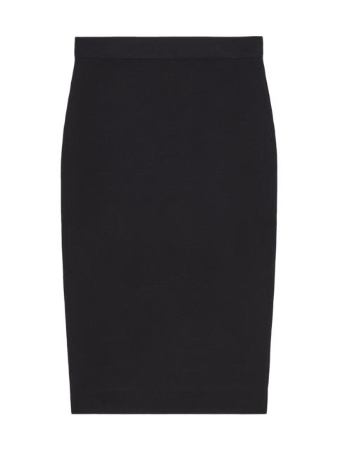 Max Mara Women's Stretch Viscose Pencil Skirt - Navy