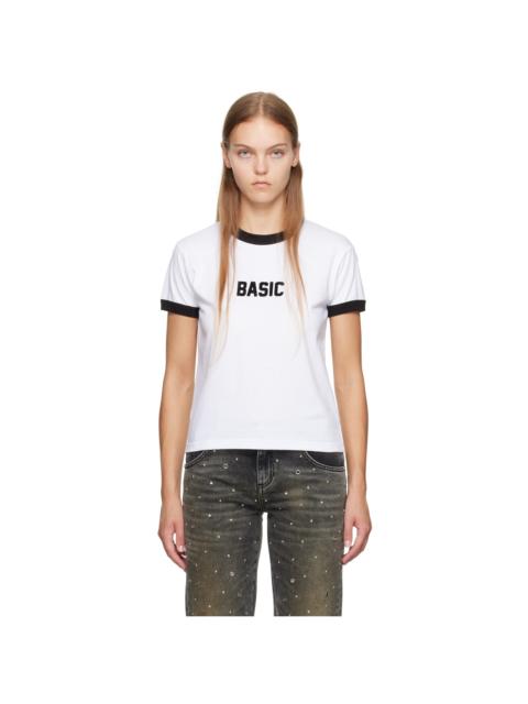 GCDS White 'Basic' T-Shirt