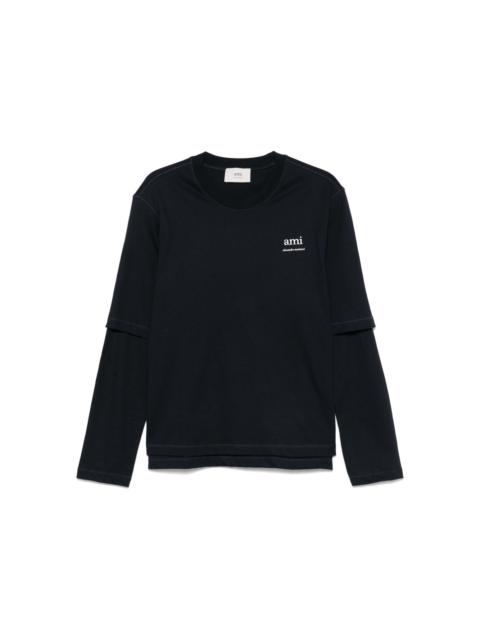 AMI Paris logo-print T-shirt