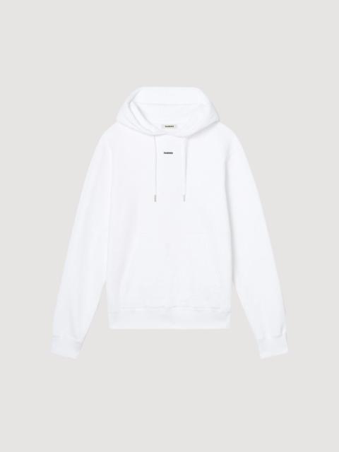 Sandro EMBROIDERED HOODIE