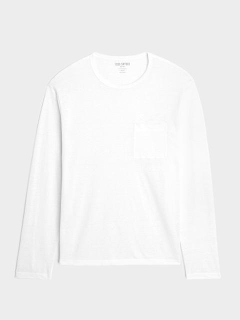 TODD SNYDER Linen Jersey Tee