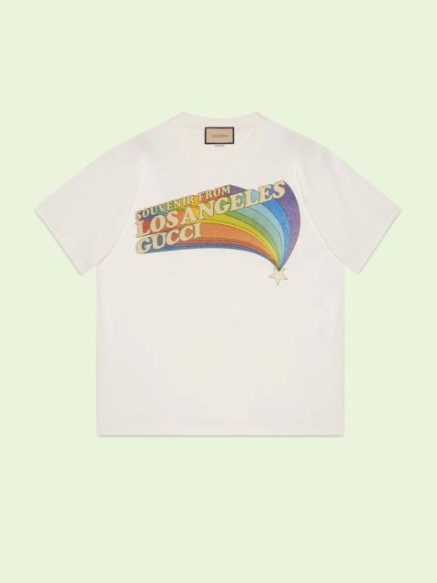 Cotton T-shirt with print