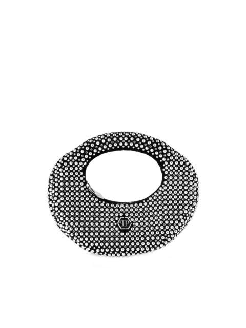 PHILIPP PLEIN oval stud-embellished tote bag