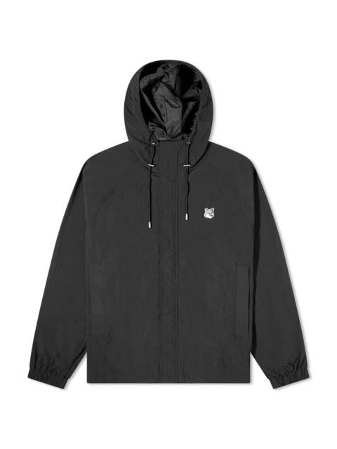 Maison Kitsuné Maison Kitsune Grey Fox Head Patch Windbreaker