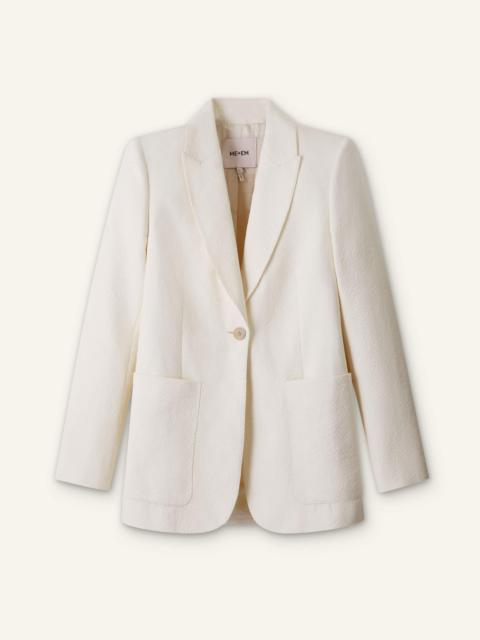 ME+EM Sharp Shoulder Blazer