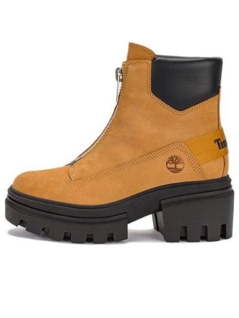 Timberland (WMNS) Timberland Everleigh Front-Zip Boot 'Wheat Nubuck' A5YHM