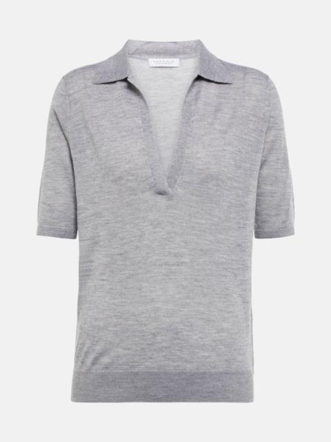 Frank cashmere and silk T-shirt