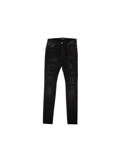 AMIRI AMIRI Thrasher Plus Distressed Skinny Jeans Black