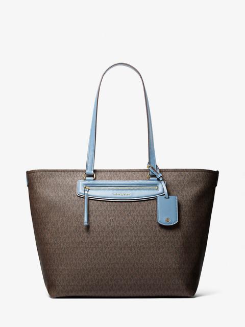 MICHAEL KORS Jet Set Travel Extra-Large Signature Logo Tote Bag