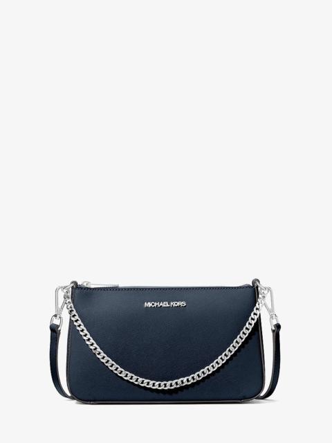 MICHAEL KORS Jet Set Medium Saffiano Leather Crossbody Bag