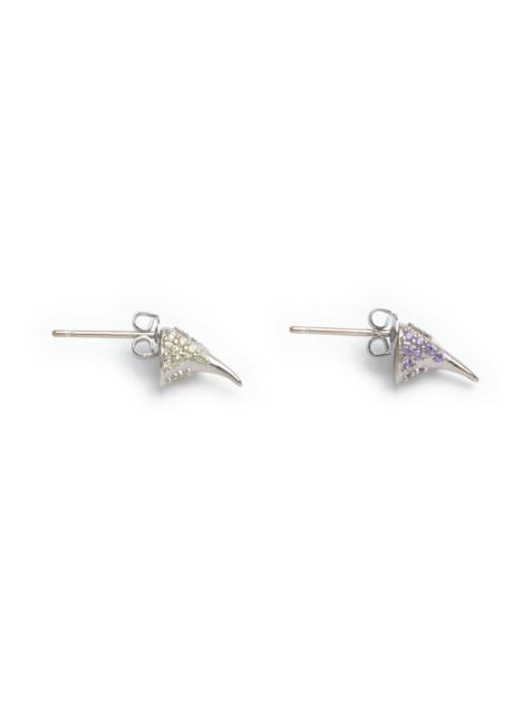 Collina Strada AMETHYST SOFT YELLOW RHINESTONE HORN STUDS