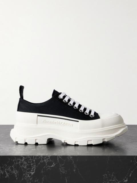 Alexander McQueen Tread Slick Canvas Exaggerated-sole Sneakers