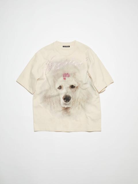 Acne Studios Printed t-shirt - Porcelain white