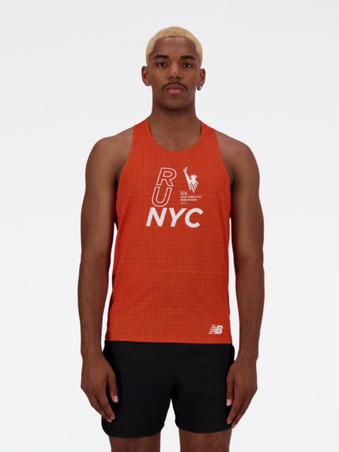 New Balance NYC Marathon Printed Singlet