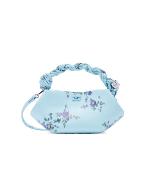GANNI Women's Bou Printed Mini Taffeta Crossbody Bag - Iced Aqua