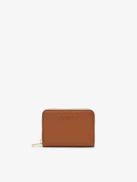 TOUS Medium camel-colored Change purse TOUS Kaos Icon