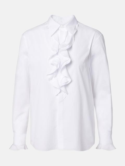 Ralph Lauren Ruffled cotton poplin shirt
