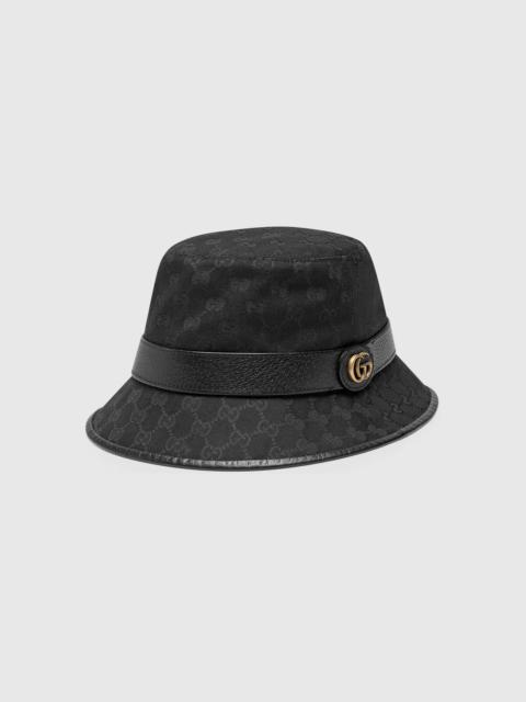 GUCCI GG canvas bucket hat with Double G