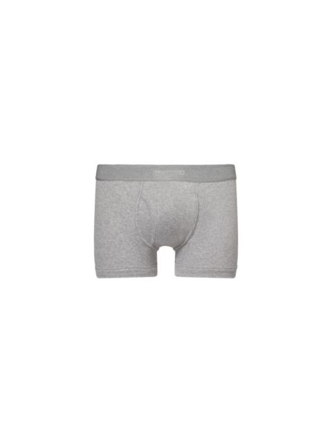 TOM FORD Branded-Waistband Stretch-Cotton Boxer Briefs