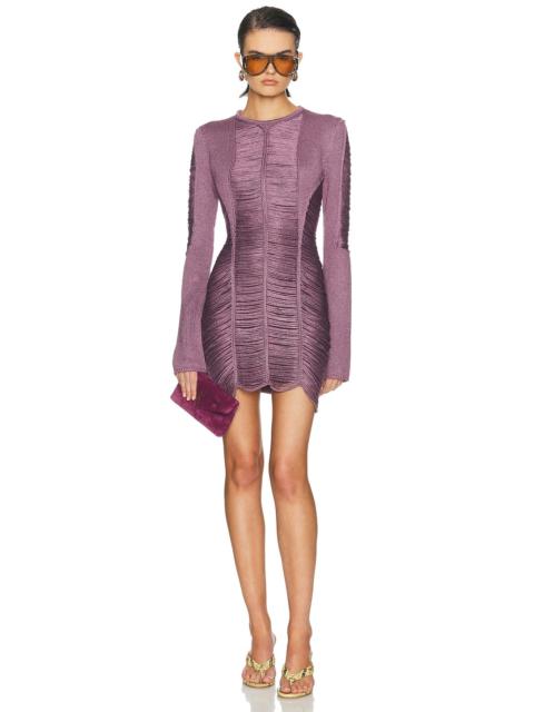 THE ATTICO Distressed Mini Dress