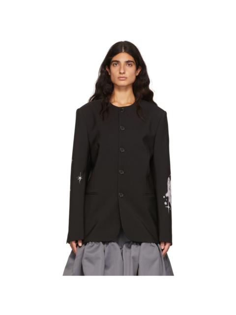 We11done Black Polyester Jacket