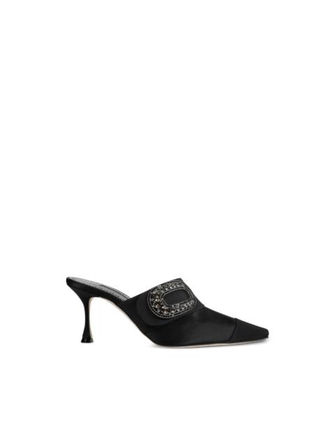 Manolo Blahnik 70mm embellished mules