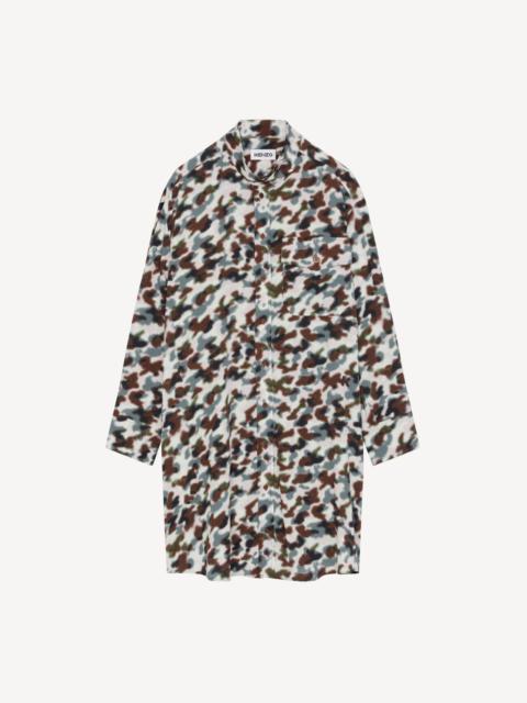 KENZO 'Cloud Camo' tunic dress with drawstring