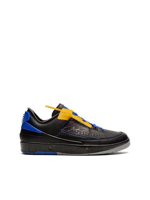 x Off-White Air Jordan 2 Retro Low OG SP "Black/Blue" sneakers