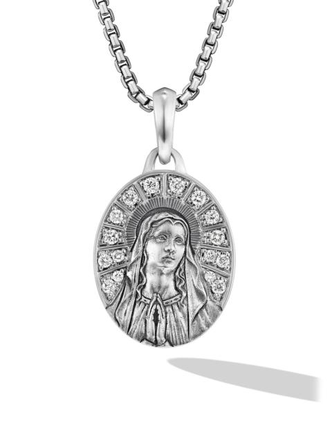 DAVID YURMAN Men's Mary Amulet in Sterling Silver - Diamond