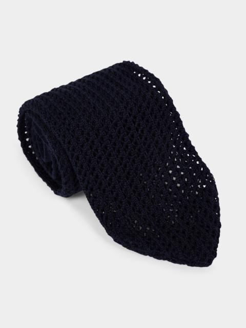TODD SNYDER Italian Cotton Open Weave Knit Tie