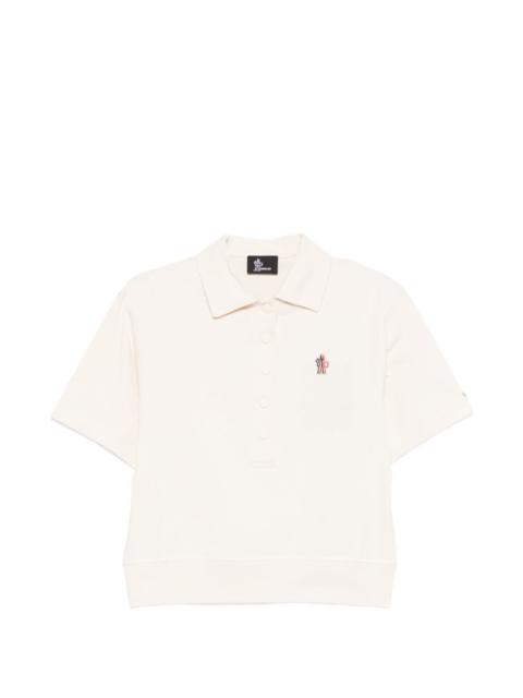 Moncler Grenoble logo-patch polo shirt