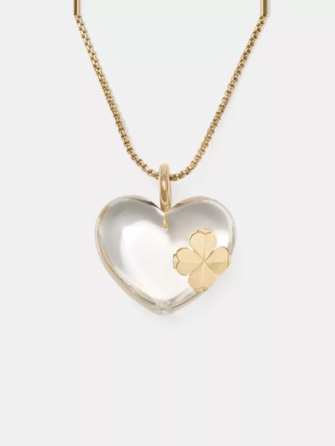 kate spade Spade Flower Lucite Statement Pendant