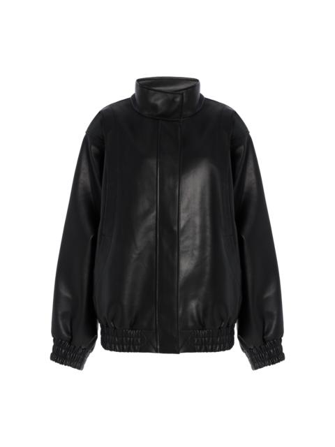 The Garment Brooklyn Panelled Bomber Jacket black