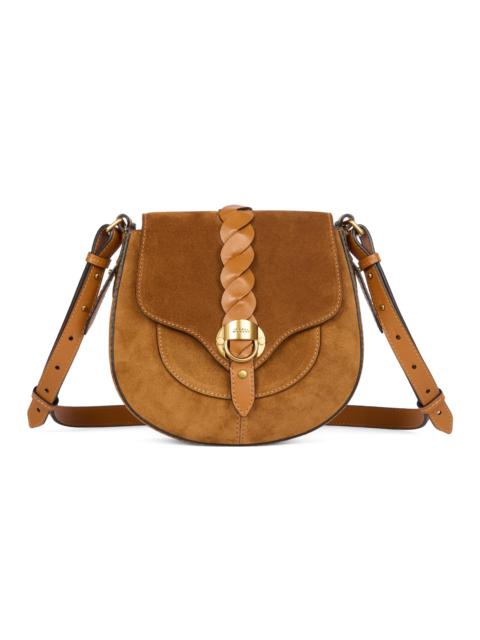 Isabel Marant Women's Small Altay Suede Crossbody Bag - Cognac