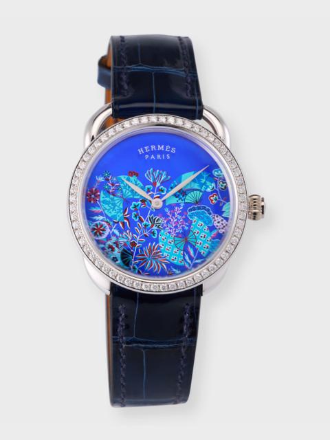 Hermès Arceau H Flower Watch, 34 mm