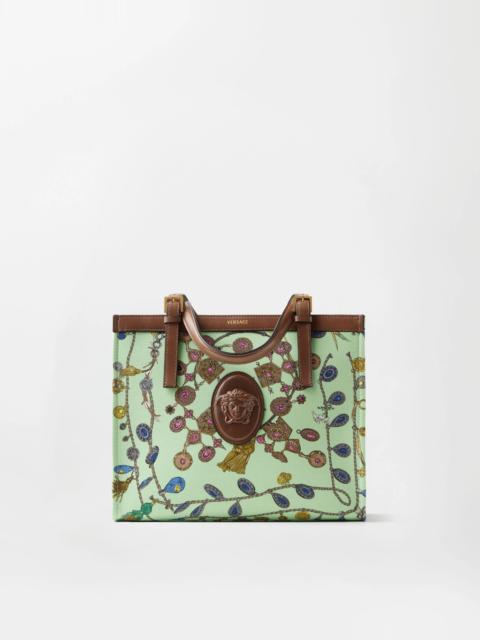 VERSACE Rivière Printed Canvas Tote