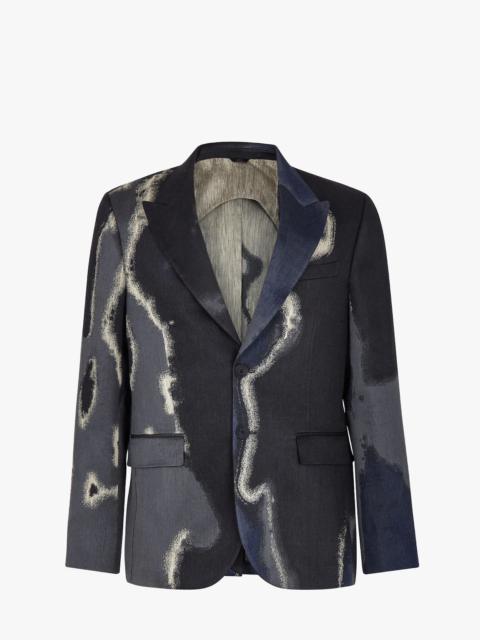 FENDI Black jacquard blazer