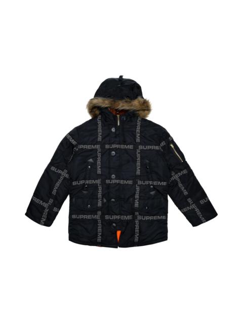 Supreme Supreme Logo Tape N-3B Parka Black