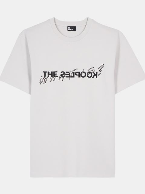 The Kooples GREY WHAT IS T-SHIRT WITH STUDS
